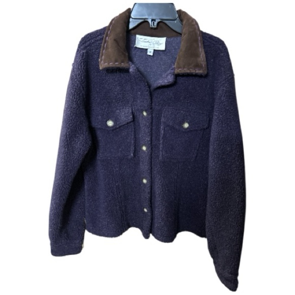 Tasha Polizzi Saddle Boucle Blanket Coat Size Small Retail $155
